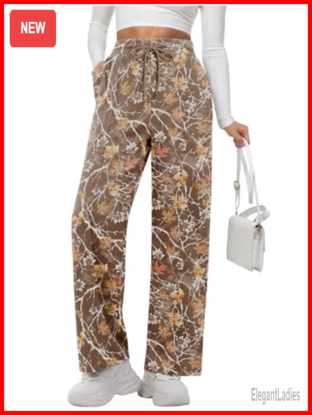 Wide Leg Sweatpants High Waist Drawstring Pockets Athletic Joggers